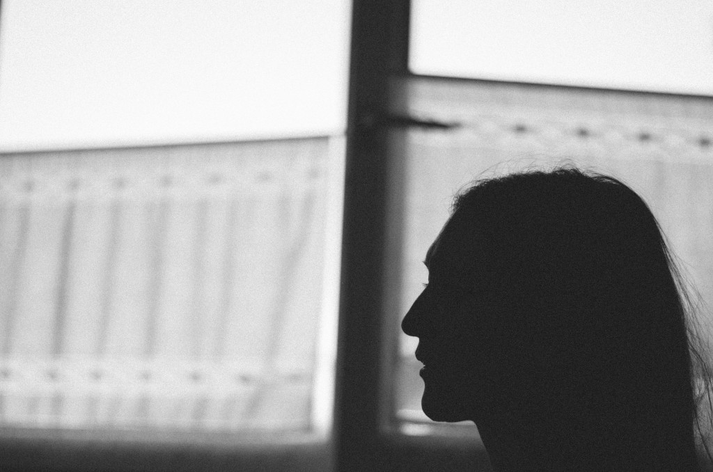 Hochzeitsreportage: Braut Silhouette
