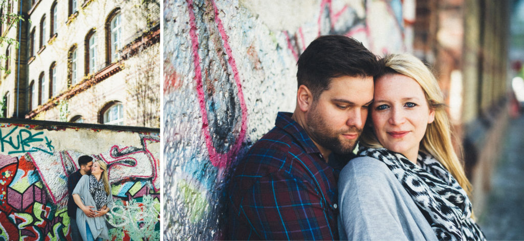 Paarshooting Berlin Portrait Grafitti